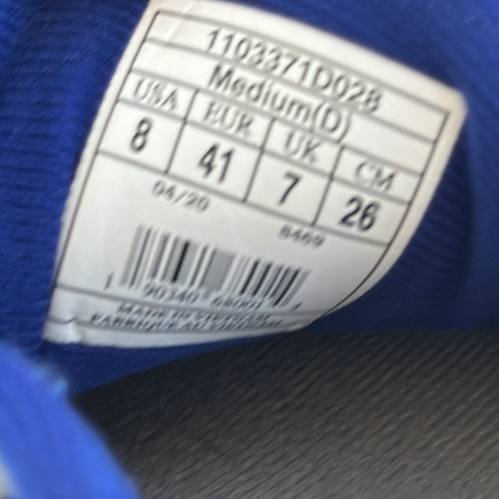 Brooks Transmit 2 gray and blue running shoes, size 8 - Picture 8 of 9